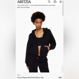 TNA Cozy Fleece Boyfriend Hoodie